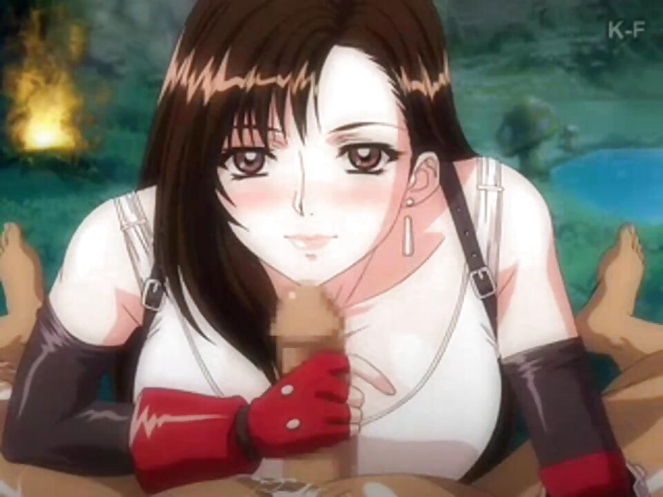 Sarcasticshovel392 präsentiert: Tifa Lockhart aus Final Fantasy VII erliegt einer intensiven, animeartigen Oralsex-Session mit englischen Untertiteln
