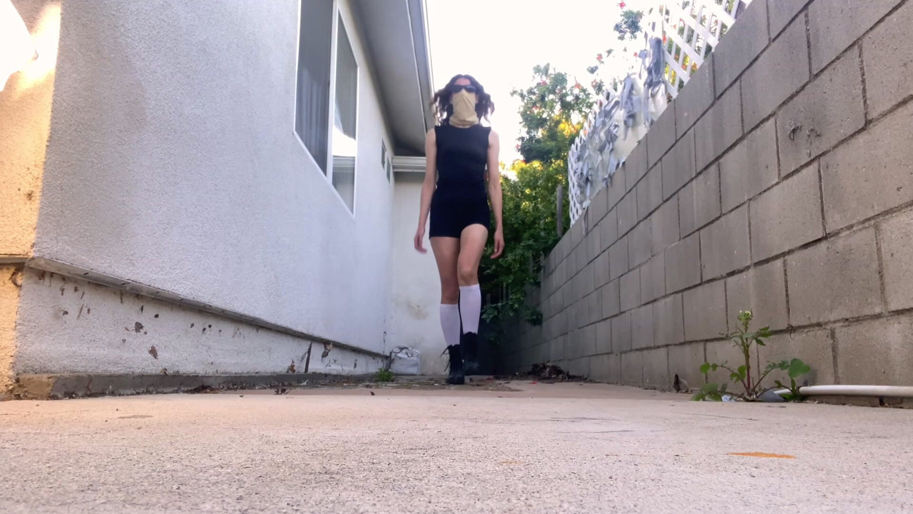 5’11 Goddess Annihilates Toy Car In Combat Boots