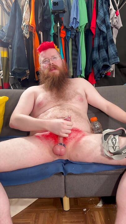 Tachinând-o și ejaculând pe jock-ul meu din nou