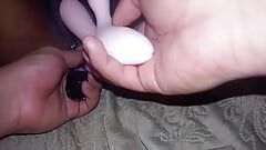 Masturbating my unfaithful stepmother with two vibrators until I have several orgasms in a row