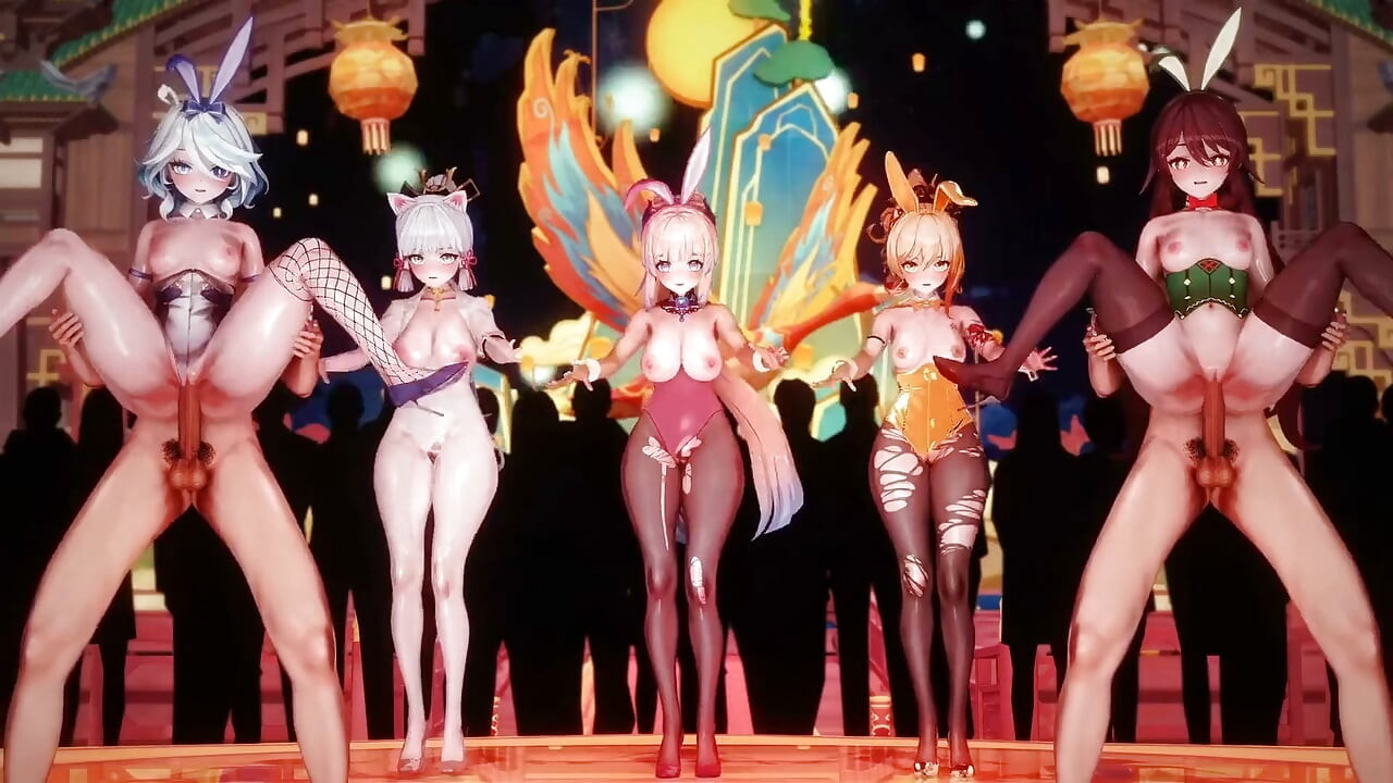 Genshin Impact - Lantern Rite Fuck Fiest Gangbang Genshin Girls Creamed 3 - 3D Hentai Animations