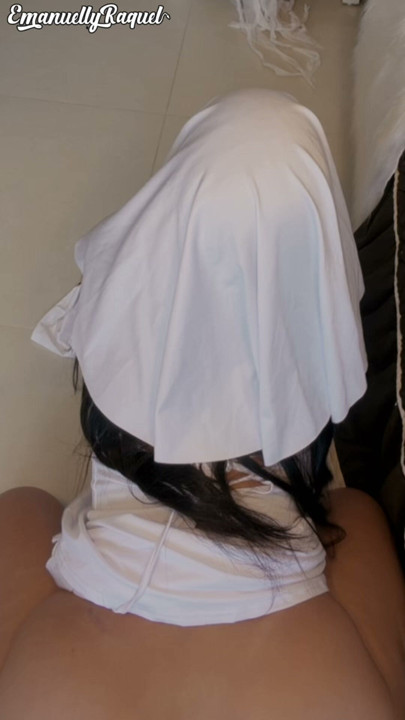 HOT HALLOWEEN Sexy Female Phantom EMANUELLY RAQUEL POV BLOWJOB