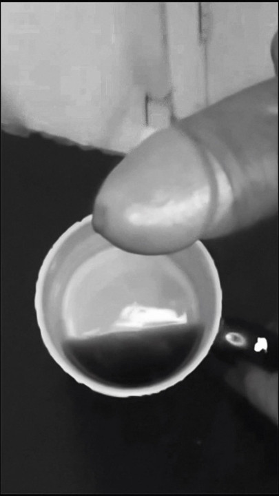 Honey, your coffee with milk.