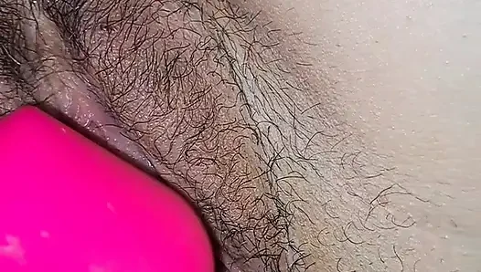 Plug in the ass and fuck his pussy and cum