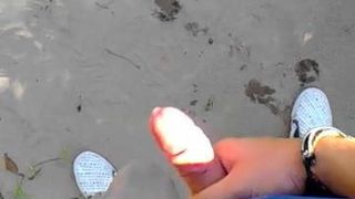 Сперма на песке