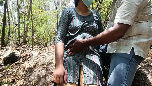 Unexpected experience in forest outdoor