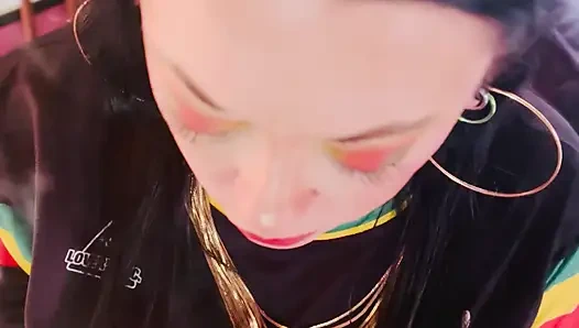 British Mom Tina Snua Double Pumping A Cigarette - Smoking Smoker Smokes OMI OME Drifting