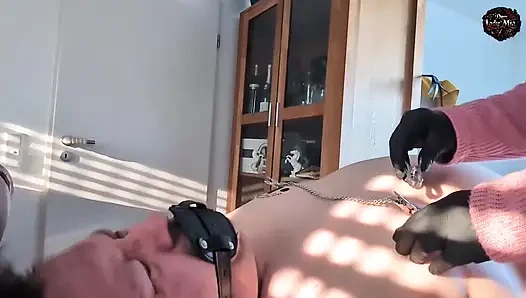 Domlady mia slaveofm acı cehennemi cbt'i kırbaçlıyor ve elektrik ve edepsiz diş teli ile cezalandırılıyor - bölüm 6