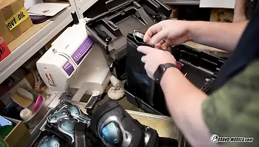 Elena Vega - косплей VR-видео за кулисами