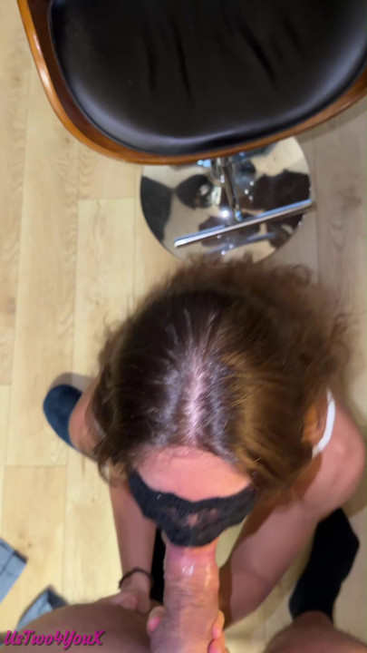 POV blowjob: Olive sucks your hard dick