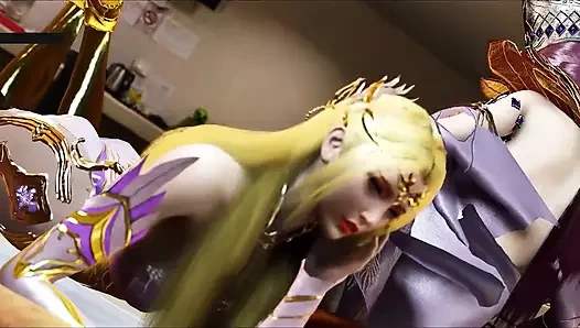 Virtual Goddess of Endless Desire Glow - 3D Animation Hentai