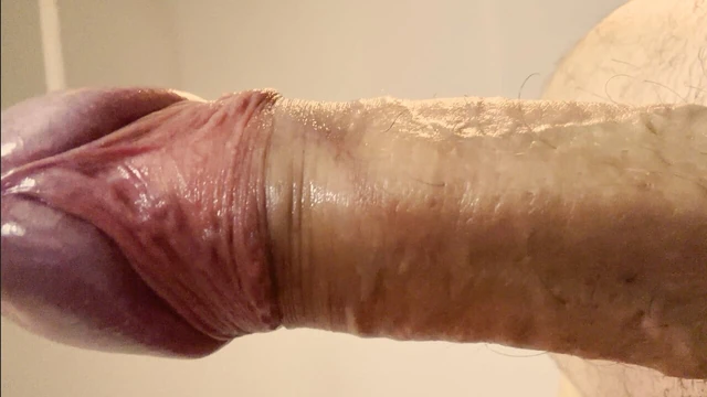 I caught my step-dad messing up in the bathroom with his cock as hard as iron