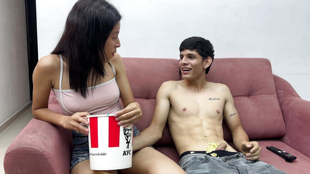 Horny Friend Put His Rich Cock Inside the Fries for His Sexy Latina Friend. Ends in Real Homemade Sex