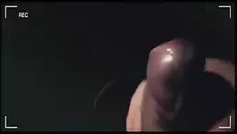 Huge Cumshot choked back by cock ring