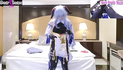 In Her Weekend Costume, Slender Beauty Stirs Soft Heat.(angle2)