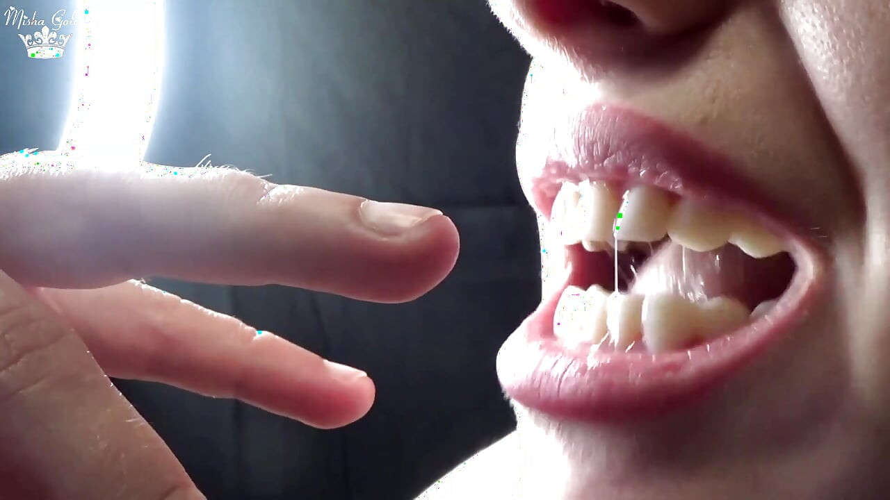 Hard Biting of Male Fingers and Arm Film 3 Mouth and Teeth Fetish!