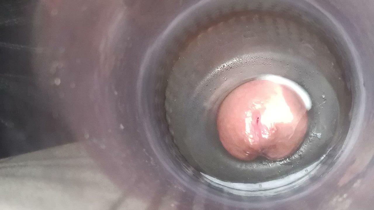 Internal view: vulva twitching and ejaculation 7