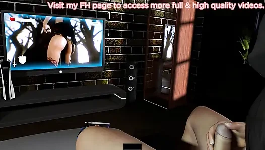 Divine Curves: Богиня Светится в движении - 3D анимация, хентай
