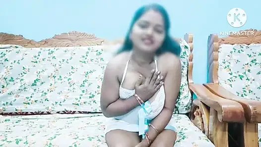 Horny girl seducing by dirty talk and masturbating her pussy - tamil erotic video