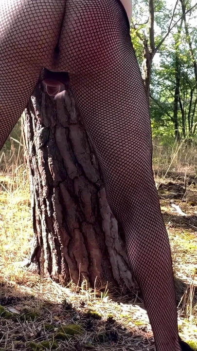 Key moment from "Teen boy walk in nature naked for gay daddy big dick pantyhose flash"