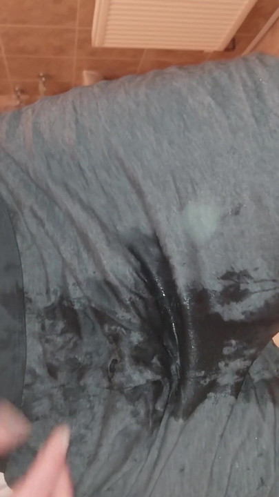 Key moment from "Pee in my pants my bladders full and leaking pee"