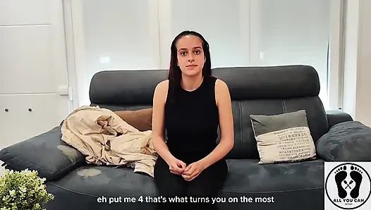 Leyla kixx neues amateur-modell, 18 jahre alt, interview, sex-casting