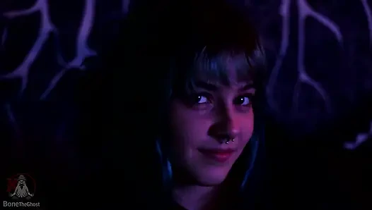 Cute 18yo Gives 34yo a Passionate Blowjob - Petite Teen Interracial