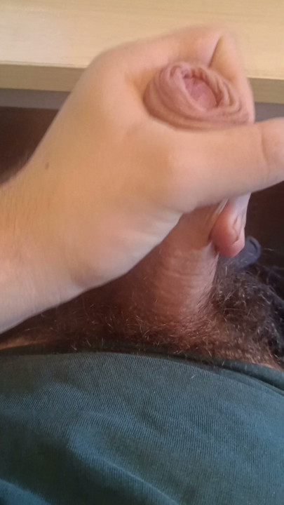Masturbating alone