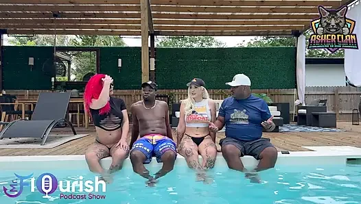 Mrflourish podcast bareng si tamu roxi keogh, gigi patsy dan datjguy di florida