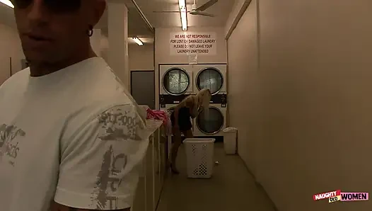 Experienced blonde MILF Regan Anthony gets picked up and fucked by a bald guy