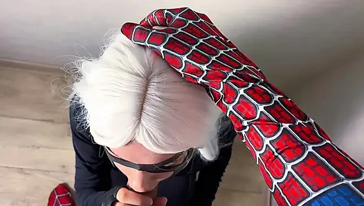 Spider-man caught a Black Cat, hard anal sex