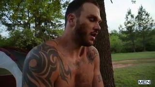 Gay Sex : Pierce Hartman-Paris, two couple sex outdoor