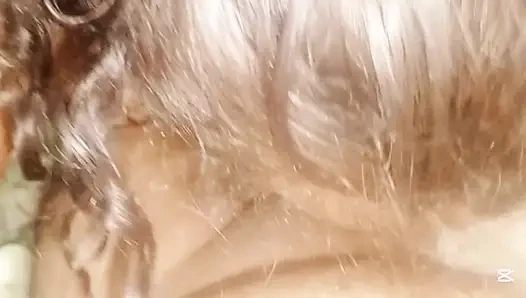 My girlfriend's Tamil aunt riding cock when we're home alone