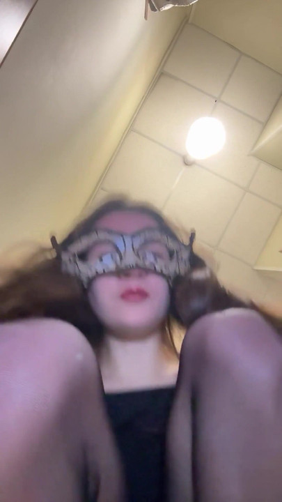POV Facesitting in Pantyhose - Soft Femdom, Small Tits Spit Play & Russian Dirty JOI | Clip 1