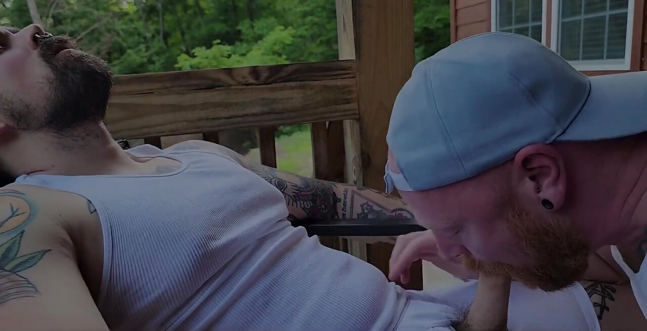 Sucking Stepdads on the Porch to Get Them Riled for the Bedroom