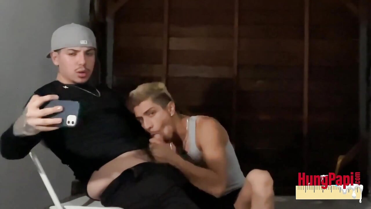 Gay cholo lagi asik nyepong kontol penjahat