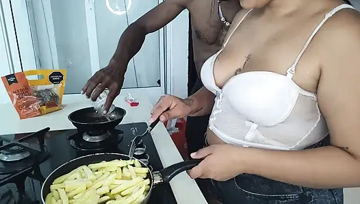 Готовка с камшотом-медведем