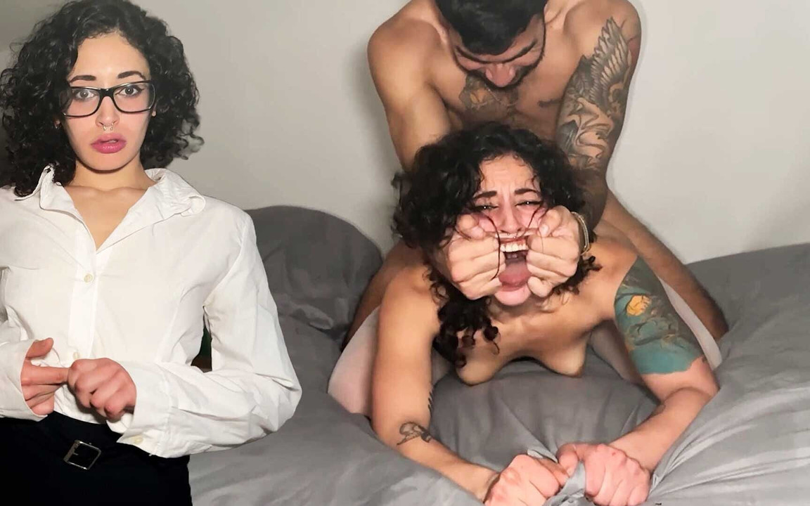 BDSM Submissive Secretary Gets Hardcore Sex, Face Fucking, Whipping, Domination and Foot Fetish!