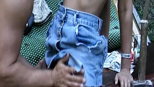 Blonde deutsche heiße mutter mit natürlichen titten wird im freien von geritten