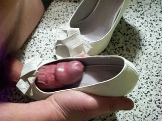 White open toe fuck