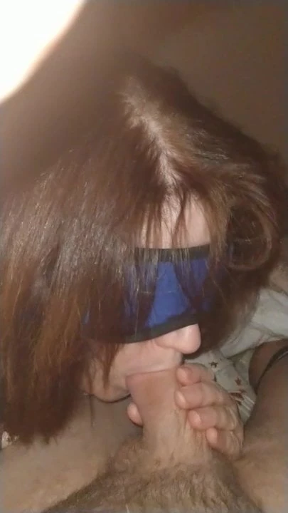 Cum in mouth after blowjob