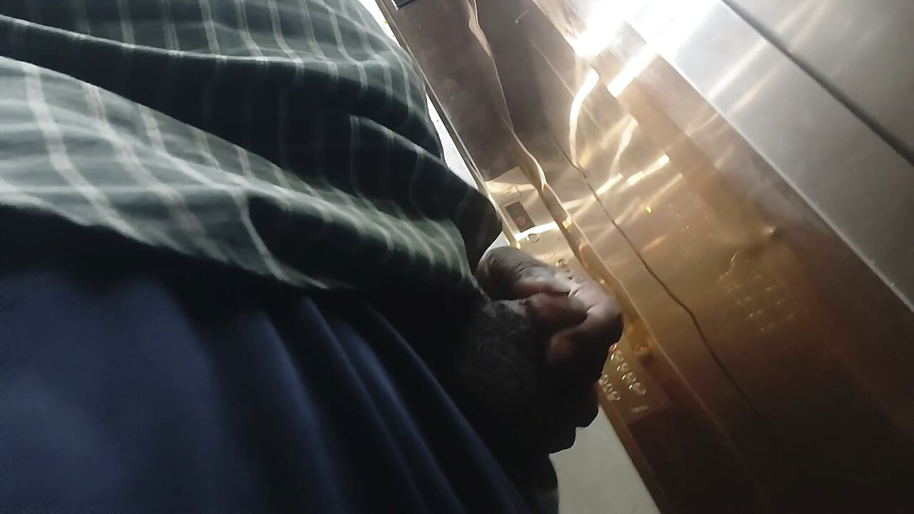 delivery boy dick flash in lift
