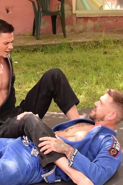 Martial Art Trainning and Then Jerkoff Together