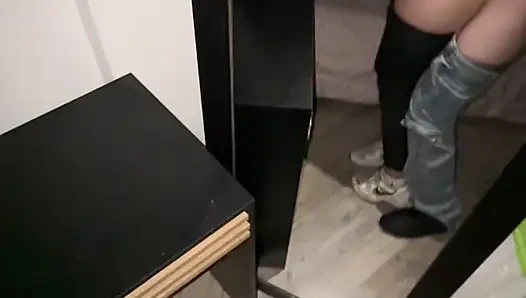 with my best friend's girlfriend sneakily at the party we almost got caught