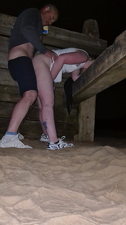 I Fucked Stepdaddy's Friend on a Late Night Beach Walk