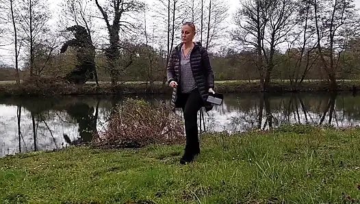 Mature Blonde Amateur Wife Enjoys Sex After Walk