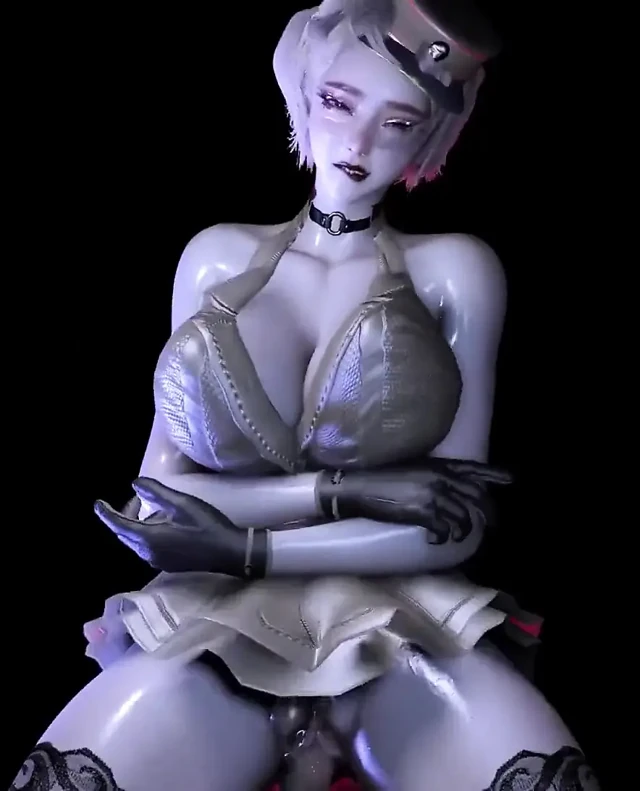 3D 巨乳角色扮演模特被狠操菊花