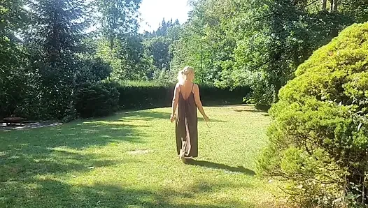 Reife Blonde Ehefrau Genießt Ihr Tag