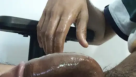 ruined orgasm with mess loosing cock hero