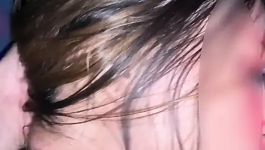 Hard sex with a cute girl at the nightclub